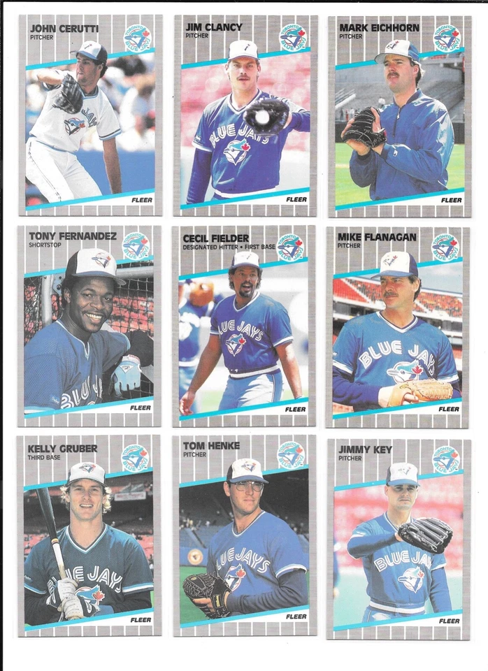 1989 Fleer Baseball Trading Cards / You Choose #s 201 - 400 / mb41 - Image 4 of 4