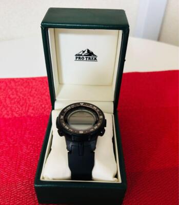 Casio Men's Watch PRG-330 Pro Trek Triple Sensor Black Resin Solar