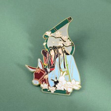 Anime Mo Dao Zu Shi Wei Wuxian Lan Wangji Metal Badge Pin Brooch Gifts