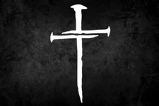 Cross Nails Vinyl Die Cut Decal Sticker - Jesus Christ Christian Religious God