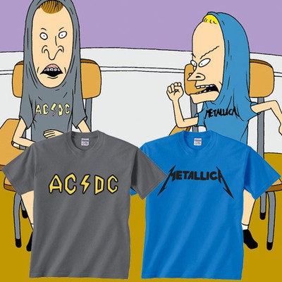beavis and butthead acdc shirt