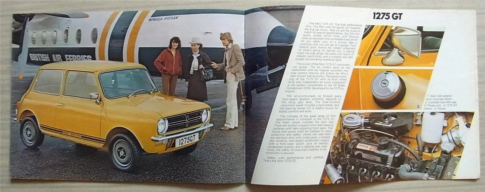 MINI Range Car Sales Brochure July 1977 Ref 3285 850/1000 Clubman 1275GT - Image 4 of 4
