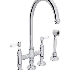 Rohl San Julio A1461LPWSAPC-2 Bridge Faucet w/ Side Spray - Slight Wear