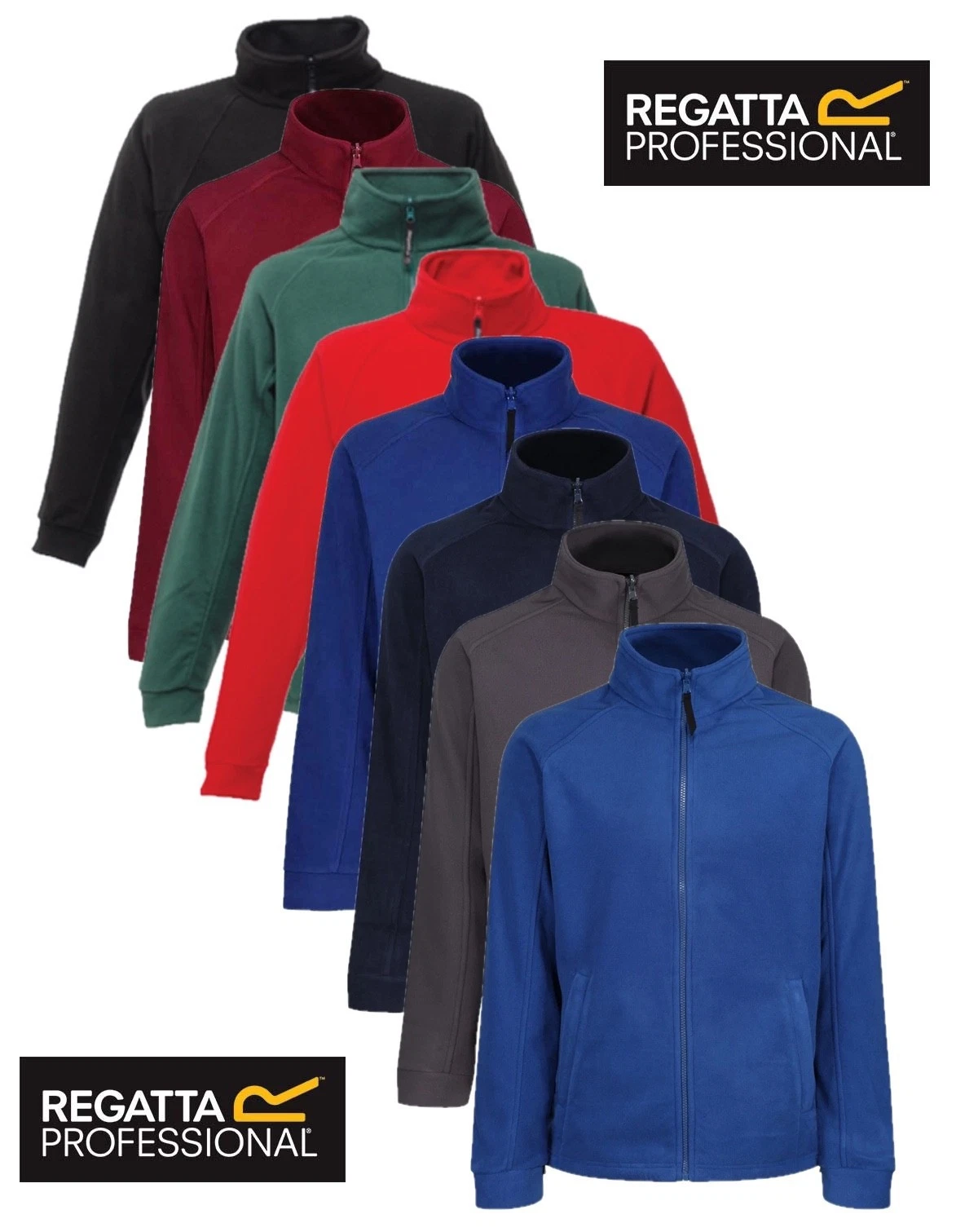 Full Zip Fleece Jacket Regatta Thor III Long Sleeve Fleece Upright Collar
Opens in a new window or t