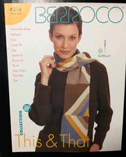 Berroco Knitting Crochet Pattern Book 214 This  That 18 Designs Women Children