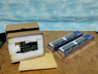 #ad ROCO HOe European Narrow Gauge C Tank Bogie Hopper Car 5 Car Set 816316 $315.53