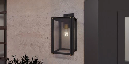 Quoizel ROB8408 Robbins 16" Tall Outdoor Wall Sconce - Black - Picture 2 of 3