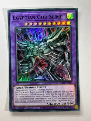 Ägyptischer Gottschleim RA01-DE029 Super Rare 1. Auflage YuGiOh Karte NM