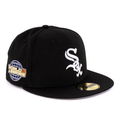 New Era 59 Fifty Chicago White Sox World Series Cap Kappe schwarz 96838