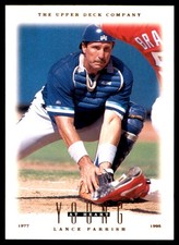 Lance Parrish 1996 Upper Deck #104 Blue Jays MLB READ FREE SHIPPING AutographDen