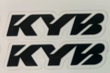 2pc Shock Atv Dirtbike Mx Stickers Kyb Shock Racing 2 Inch