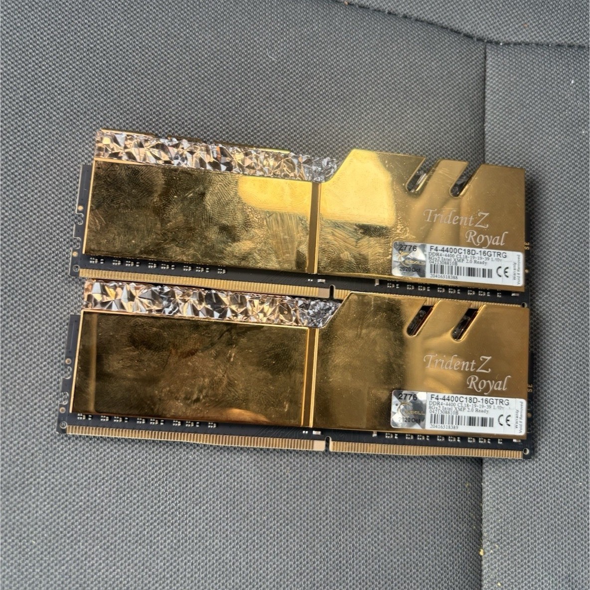 G.SKILL Trident Z Royal DDR4-4400 16GB (2x8GB) Gold DIMM RAM | eBay