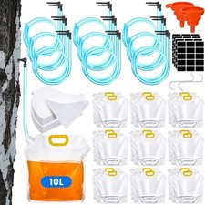 20 Sets 10L Maple Syrup Tapping Filter Kits with Include 20 Taps 20 3 ft Tube...