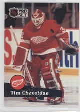 1991-92 Pro Set Tim Cheveldae #57 0s5