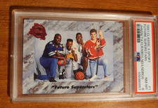 1991 Classic 4 Sport #1 Future Superstars PSA 8 Lindros/Maryland/Johnson/Taylor