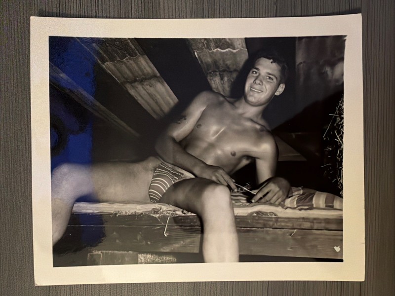 Vintage | Original Print | AMG | Bob Mizer | 4X5 | Photo | Gay Posing Strap Era