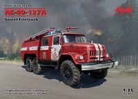ICM 35519 1/35 AC-40-137A Sowjet Feuerwehrauto Bausatz 100% Neuvorlagen