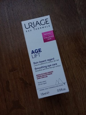 URIAGE Age Lift Glättende Augenpflege Anti-Taschen Falten Anti-Age Retinol Creme 15ml