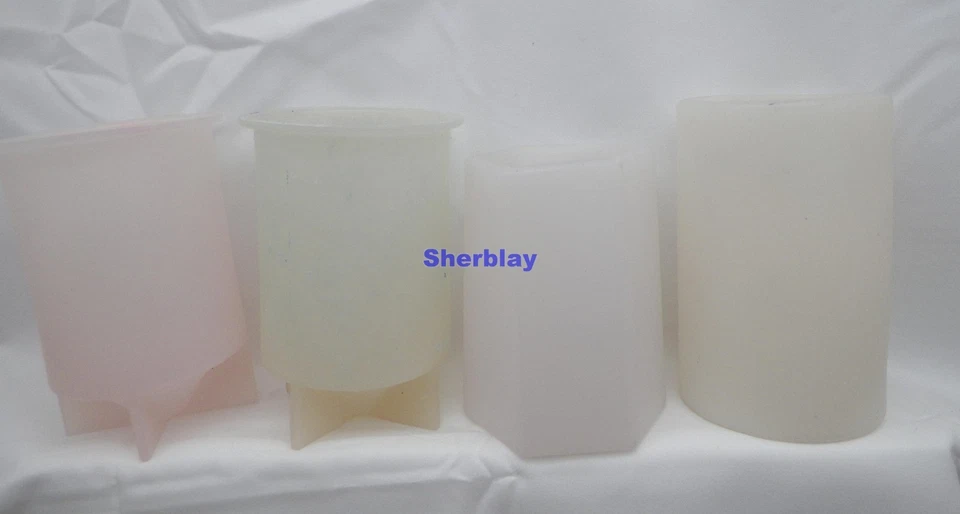 Enorme Lote LG 27 Moldes de Jabón para Velas Silicona Plástico Artesanía Pilar Flor Mujeres ++ Foto 2 de 4