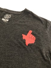 Texas Tech Red Raiders Lubbock SS T Shirt Sz. L Signature stag