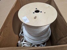 1/2" X 600Ft. Solid Braided Nylon Rope White Strong Durable