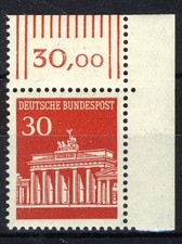 508 Brandenb. Tor 30 Pf Ecke or ** postfrisch