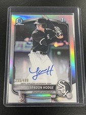 2025 Bowman Draft Chrome Landon Hodge 1st Bowman Auto Refractor /499 White Sox