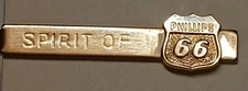 Vintage Phillips 66 Tie Clip "Spirit Of  Phillips 66"