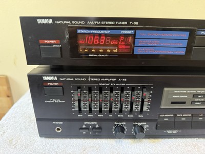Yamaha A-45 Stereo Amplifier And T-32 Tuner Made In Japan | eBay