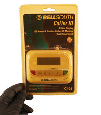 BellSouth CI-26 Caller ID System 3 Line Display 125 Name Number Memory Sealed