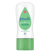 Johnson's Baby Oil Gel Aloe Vera  Vitamin E Hypoallergenic 6.5 fl oz / 192ml