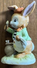 Lefton China, #2264 Artist Bunny, Fair/ Good Condition 