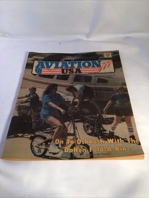 JULY 15, 1986 AVITION MAGAZINE FEATURING DAHON FOLDING BICYCLE