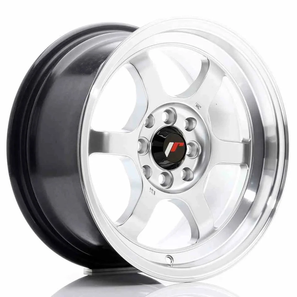 JR WHEELS JR12 15x7,5 ET26 4x100/108 Hyper Silver - Bild 1 von 1