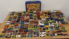 Hotwheels, Matchbox Misc Cars /trucks Lot Of 160 Cars.  Vintage Case