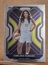 2021 CHELSEA DUNGEE PANINI PRIZM WNBA ROOKIE CARD RC #93 DALLAS WINGS ARKANSAS