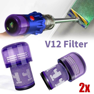 2x Ersatz Hepa-Filter für Dyson V12 Detect Slim Absolute Total Clean Staubsauger