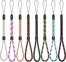 Adjustable Colorful Nylon Wrist Strap Lanyard for Phones and ID Badges