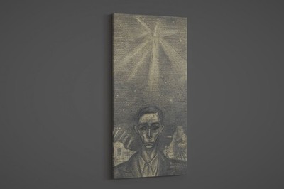 Karl Wiener - Selbstportrat - Art Print on Paper or Canvas