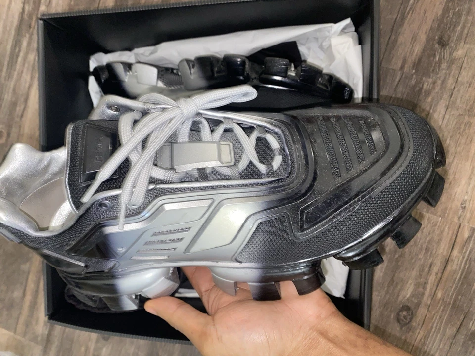 ZAPATILLAS PRADA CLOUDBUST THUNDER TALLA 12 EU 45 Negras y plateadas Foto 4 de 4