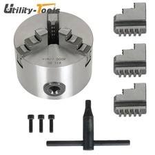 K11-80 3" 80MM Lathe Chuck 3 Jaw Self-Centering Milling Machine CNC Lathe Chuck