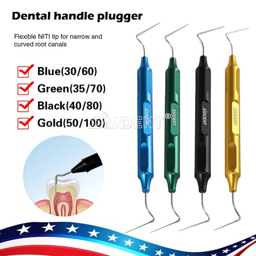 Dental Endo Gutta Percha Fill Obturation Tips NiTi&Stainless Steel Hand Plugger - Picture 28 of 38
