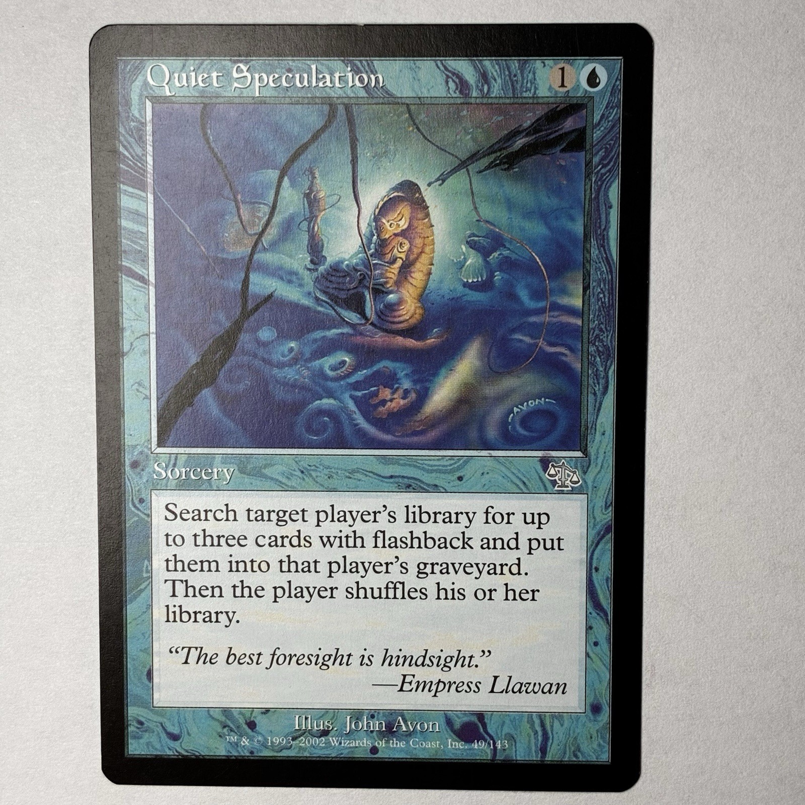 Quiet Speculation - Magic The Gathering - Judgment - Lightly Played - Vintage