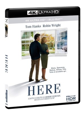 Here - 4K (Bd 4K + Bd Hd) (4K UHD Blu-ray) Tom Hanks Robin Wright Paul Bettany