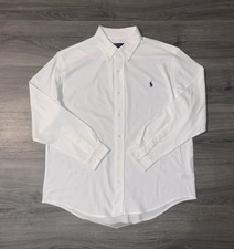 Polo Ralph Lauren Featherweight Button Down Mesh Shirt White Big  Tall Sz 3XB
