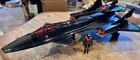 Vtg Hasbro GI JOE Cobra NIGHT RAVEN Jet 1986 w/ Pilot Figure ARAH