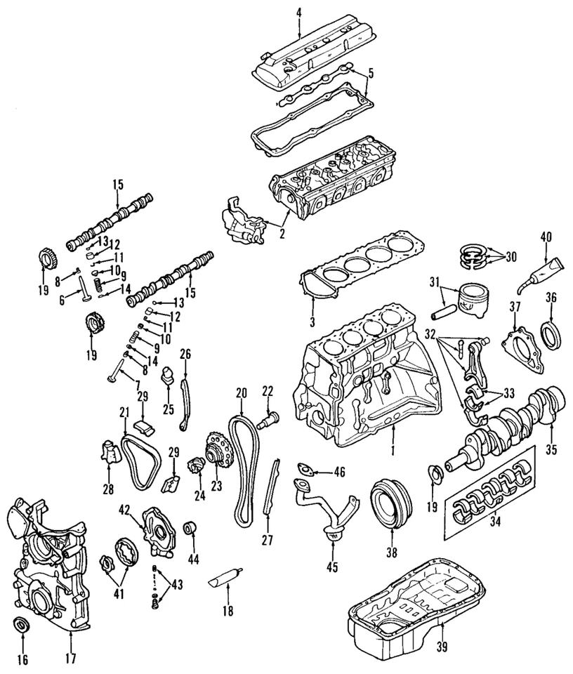 Junta de tubo de camioneta de bomba de aceite de motor Nissan 240SX genuina - NUEVA OEM Foto 2 de 2