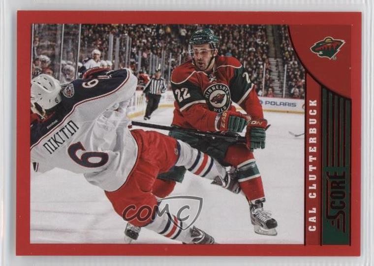 2013-14 Score Red Cal Clutterbuck #245 7p4