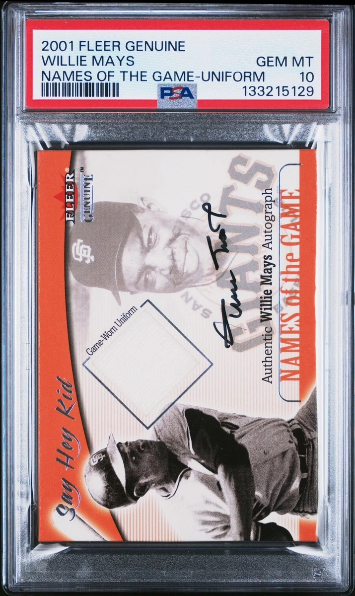 Willie Mays Autograph Baseball Trading Cards for sale | eBay