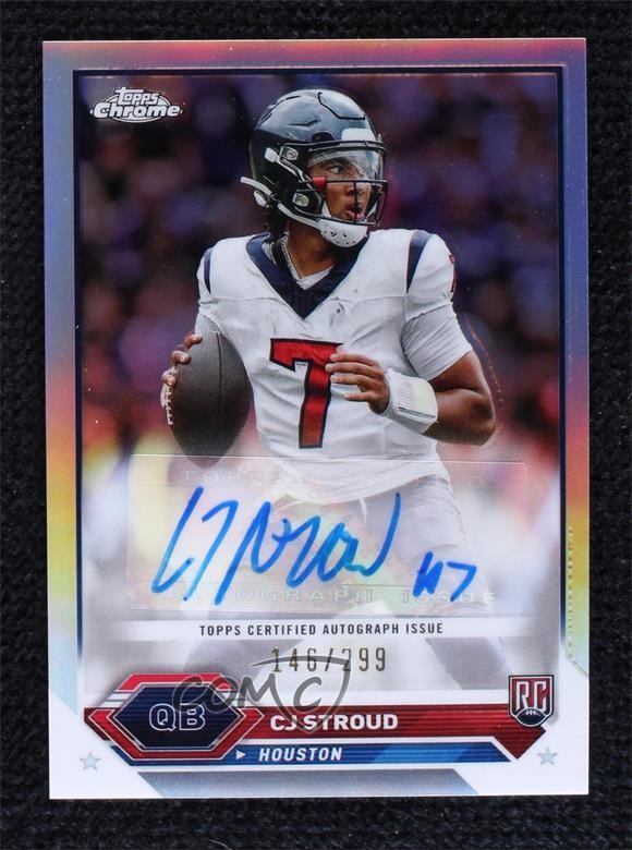 2023 Composite Topps Chrome Refractor /299 CJ Stroud #TCA-CS Rookie Auto RC 1cc7